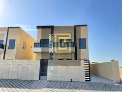 Modern villa for sale in Al Bahia at an attractive price; features a courtyard and comprises 3 bedro