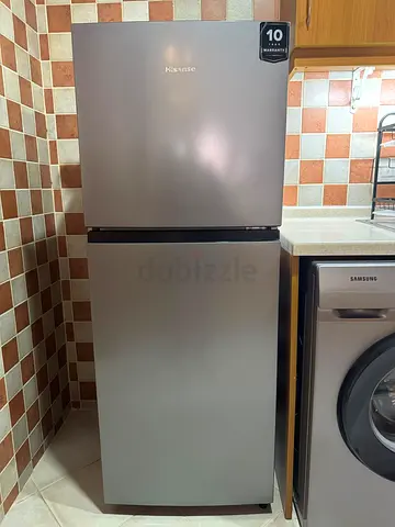 Hisense Refrigerator 264 L Top Mount Double Door Silver
