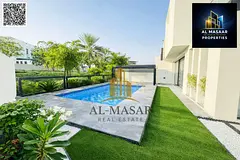 Villa in Al Zorah Golf Compound, Ajman, including electricity, water, and air conditioning. Freehold