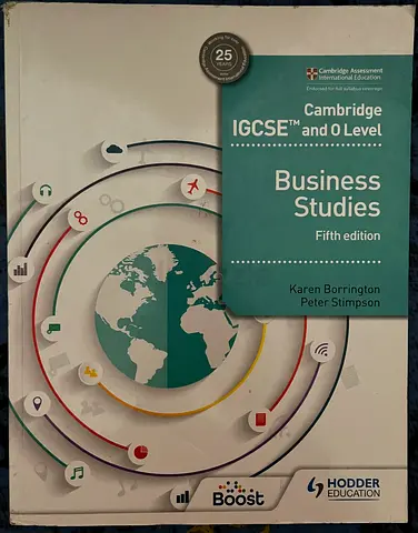 Cambridge IGCSE & O Level Business Studies (Fifth edition) - Borrington & Stimpson