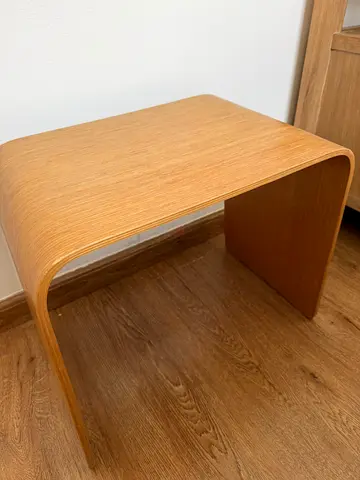 Oak Bentwood Side Table / Stool