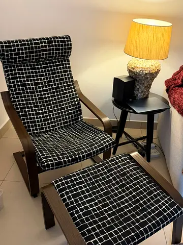 IKEA POANG Chair and Footstool for sale