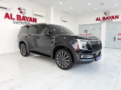 نيسان باترول بلاتينيوم تون تيربو اسود / بيج خليجي المسعود Nissan Patrol LE Platinum 2025 GCC Specs