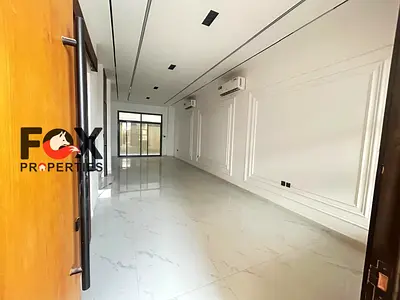 Townhouse for annual rent in Al Helio, Ajman. Ground floor, first floor and roof, 4 master bedrooms, majlis, 2 halls, kitchen, large terrace and maid’