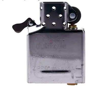 new Zippo Lighter Insert (Made in USA) - Chrome Finish
