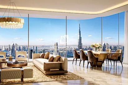 Dubai Skyline and Sea View | Corner | High floor