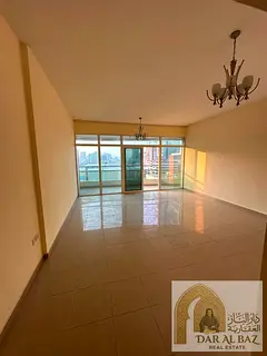Two-bedroom apartment with a living room available for annual rent in Horizon Towers, Al Rashidiya (