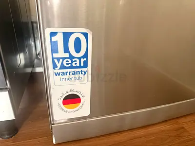 Stainless steel dishwasher with 10-year inner tub warranty