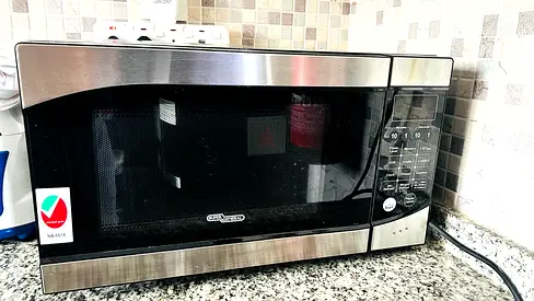 Stainless Steel Countertop Microwave - Good Working Condition