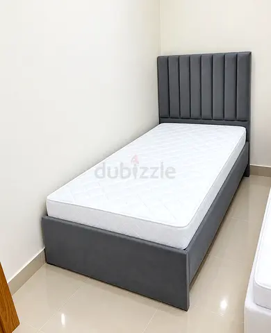 Brand new single fabric Bed including mattress