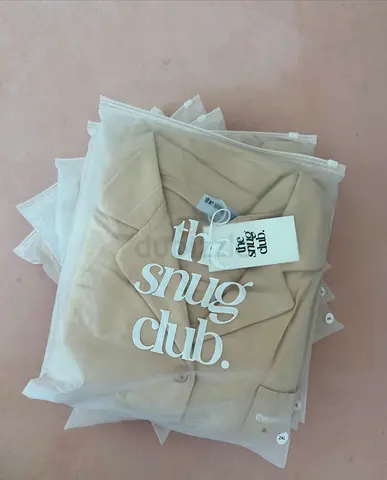 The Snug Club beige robe / loungewear - brand new with tags