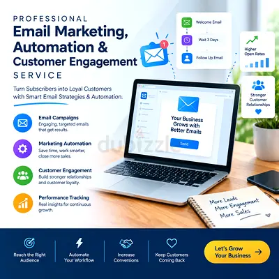 Professional Email Marketing, Automation & Customer Engagement Service