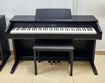 The Casio Celviano AP-260BK is an 88-key cabinet-style digital piano designed for home practice
