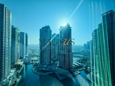 شقة مفروشة بغرفتي نوم | إطلالة على المارينا والأفق | MBL Residences JLT