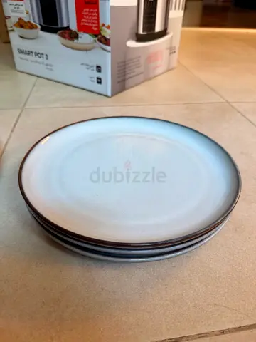 Set of IKEA plates and bowls - neutral glaze