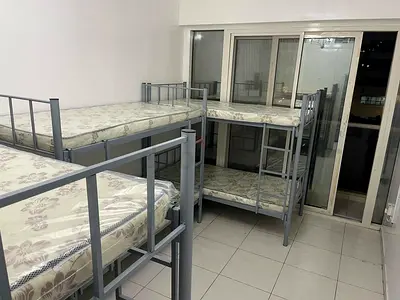 Room with balcony for rent in port saeed deira clock tower