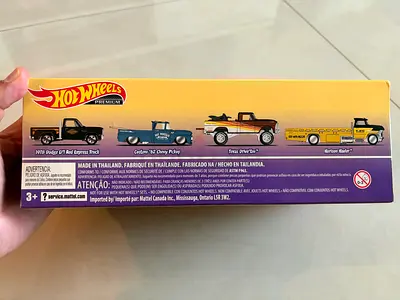 Hot Wheels Premium 4-Car Set — 1976 Dodge, ’32 Chevy, Sierra Driver, More (New in Box)