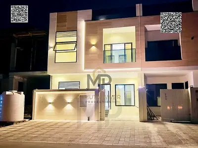 Own a luxurious home with an elegant European design, situated directly opposite a mosque and close to all amenities. The price includes registration
