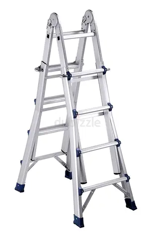 Aluminum Folding Multi-Purpose Ladder – Compact, Used