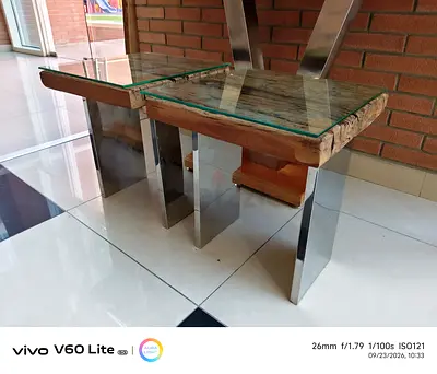 Nice Railway wood Side Tables Only