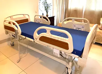 One month old Electric 5 Function Hospital Bed with Warranty
