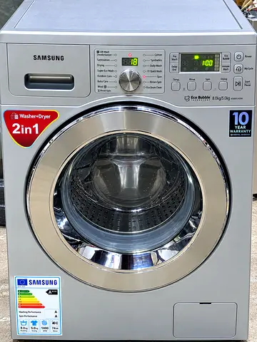 Samsung(2025) 2in1 8kg/5kg-Washer/Dryer+FREE DELIVERY!!!Eco Bubble-Washing Machine For Sale!!!