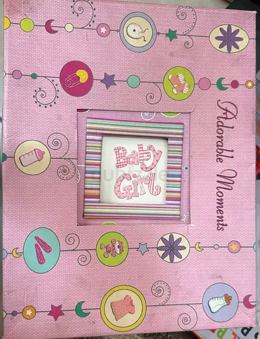 Pink 'Adorable Moments' Baby Girl Photo Album