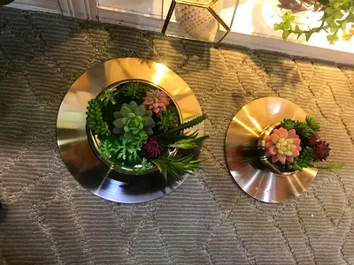 copper wall flower pot 10 pcs