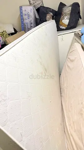 THE MATRESS STORE Used twin Mattress - Good Condition, Clean White Foam Mattress