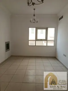 One-bedroom apartment with a living room available for annual rent in Al Majaz 1, Sharjah. It featur
