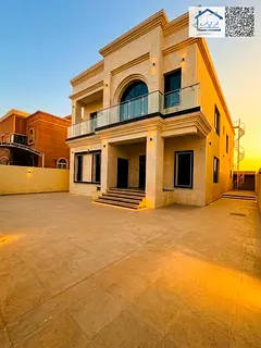 Luxury Villa for Sale in Al Rawda 3 – Ajman | Brand New (First Occupant) | Stone Facade | 5,700 sq
