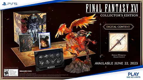 Final Fantasy 16 XVI Collector's Edition (PS5) - Complete Set JP Ver.