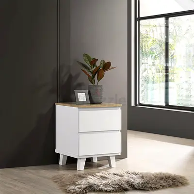 New Kulltorp Plus 2-Drawer Nightstand with Legs
