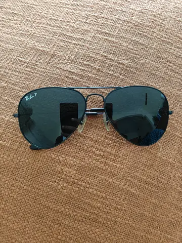 Rayban aviator black perfect condition, barely used