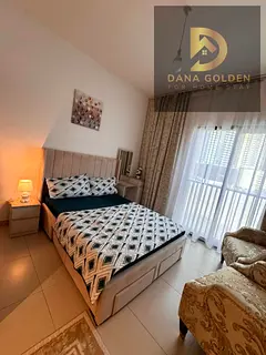 Studio available at Maryam Island; brand-new hotel-style furnishing. Includes pool, gym, and parking