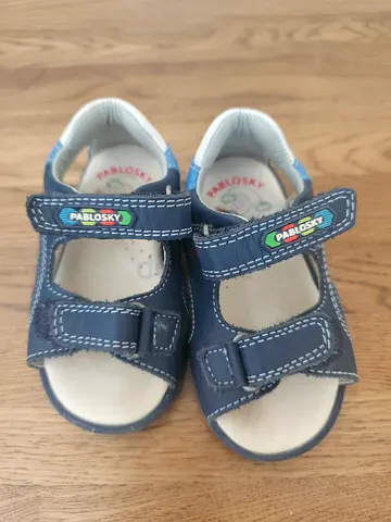 Pablosky Children's navy blue open-toe sandals - size 21