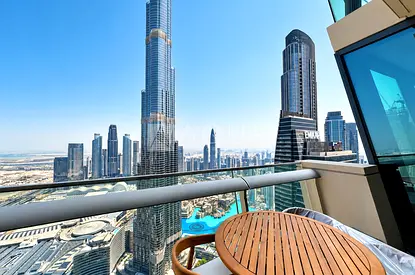 Burj Khalifa View | Luxury Furnishings | High Floor