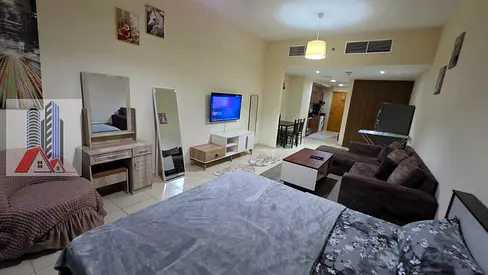 hot deal studio for sale ajman one tower with parking