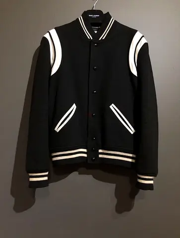 Saint Laurent Teddy Varsity Jacket