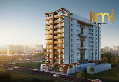 شقة مفروشة بغرفة نوم واحدة | Blossom 40 Majan | إطلالة على الشرفة والمدينة