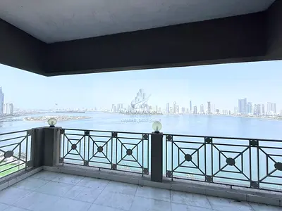 First Row on Khalid Lagoon | Full Lagoon View | Maid's Room | Laundry Room | 6 Bathrooms | 2 Balconies | Free Parking & Maintenance