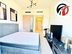 Furnished Studio | Azizi Riviera 46 | Balcony City View