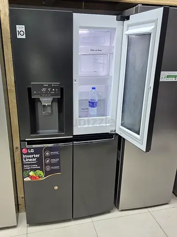 L.G Door in Door French Style instaview Four Door Fridge Freezer With Water Dispenser/Ice Maker
