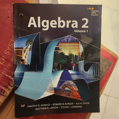 Algebra 2 Volume 1 textbook - HMH (Part of the GO MATH series) New Book
