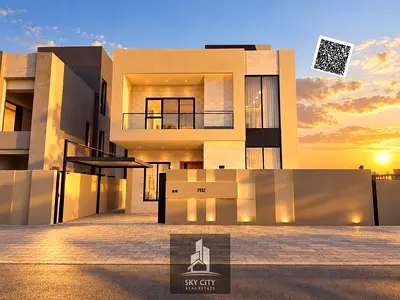 موقع استثنائى فرصة العمرفيلا فاخرة مودرن تصميم فلل دبى للبيع  مقابل السفير مول  شامل رسوم التسجيل والتمليك من المالك مباشر