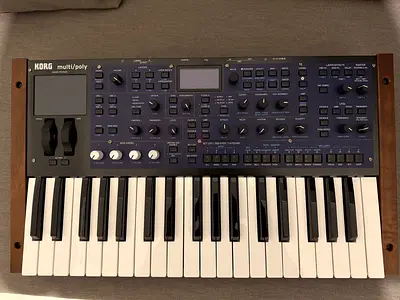 Korg Multi/Poly Analog Modeling Synthesizer - 37-key, Excellent Condition with carrying bag