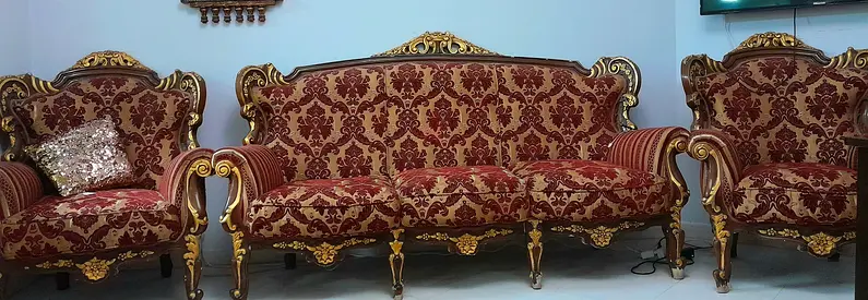 Royal Red Sofa Set for Sale 🔥🔥
