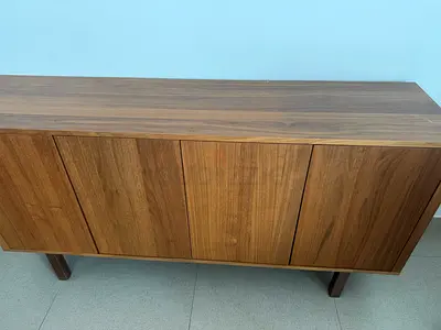 Wooden Sideboard / Credenza - Mid-century Style, Good Condition
