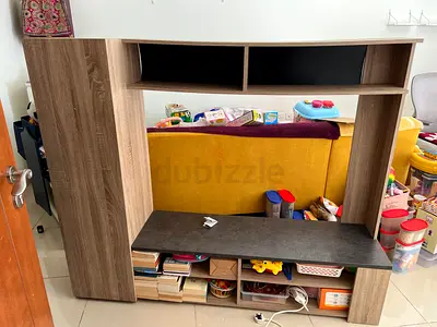 Wooden Entertainment Center / TV Unit - Good Condition