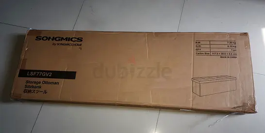 Songmics Storage Ottoman (new in box)